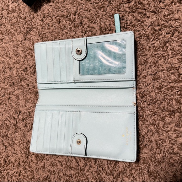 Kate Spade Aqua Blue Wallet - Picture 3 of 5